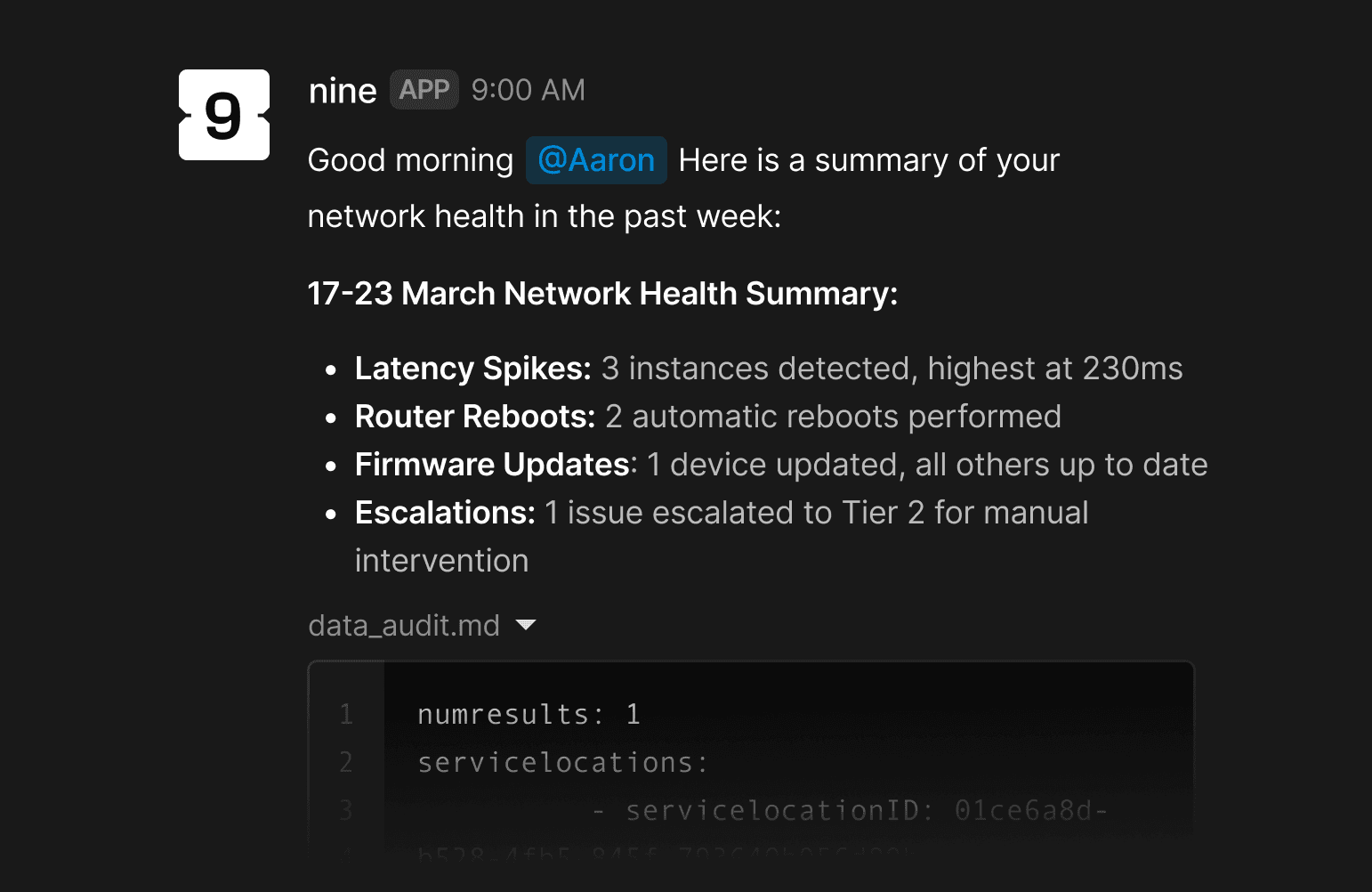 Automated Reports Visual