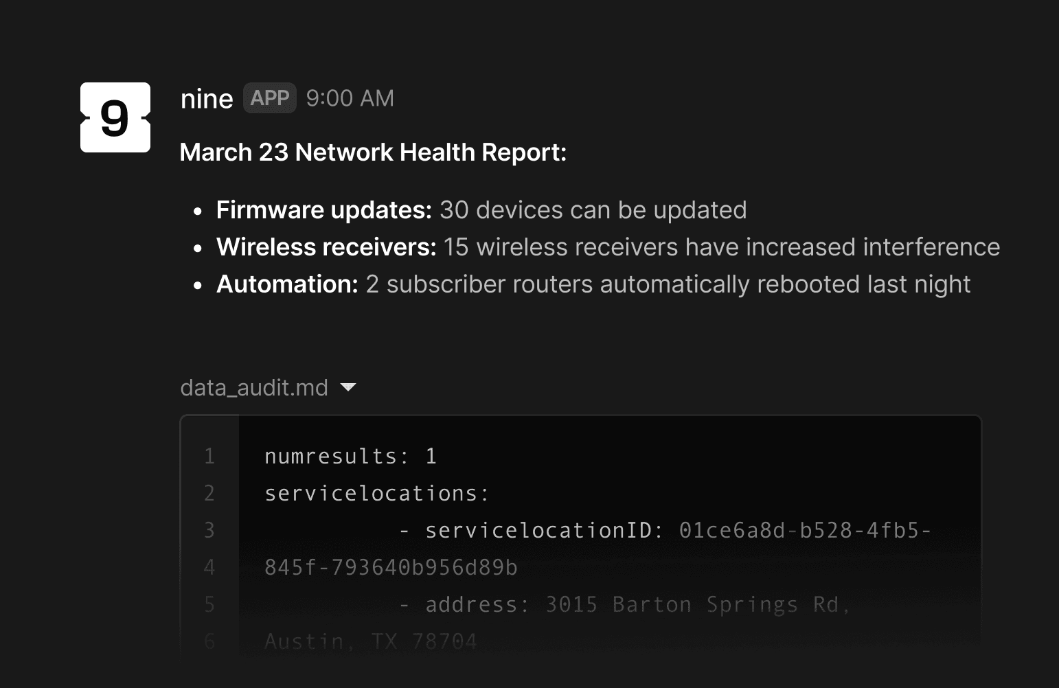Automated March Update